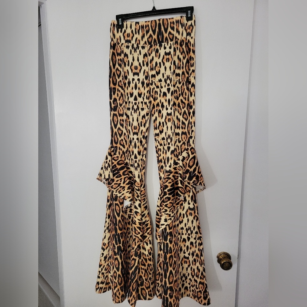 L&R Lucky & Blessed Leopard Cowgirl Pants